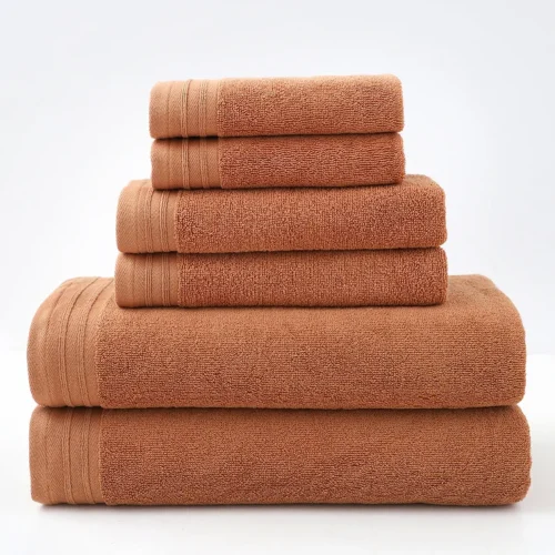 Indulge in Luxury: 6-Piece 100% Cotton Towel Set