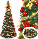 Customizable 6 ft Christmas Tree - Safety Certified & Foldable