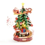 Christmas Melody Tree Music Box - 319-Piece DIY Delight