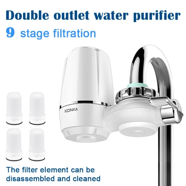 Ultimate Faucet-Mounted Water Filter for Pure Drinking Water
