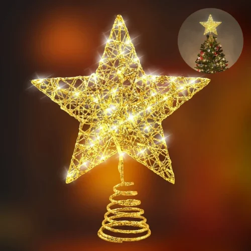 Luminous Star Tree Topper for Magical Christmas Decor