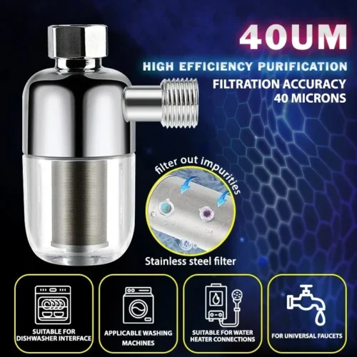 Premium Stainless Steel Tap Filter for Pure Drinking Water