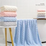Ultra-Absorbent Waffle Weave Towels - Quick-Dry Luxury for Spa & Gym - Image 5