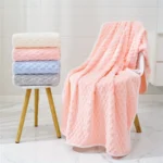 Ultra-Absorbent Waffle Weave Towels - Quick-Dry Luxury for Spa & Gym - Image 3