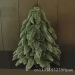 Elegant 40 cm Noble Pine Christmas Tree for Desktop Decor