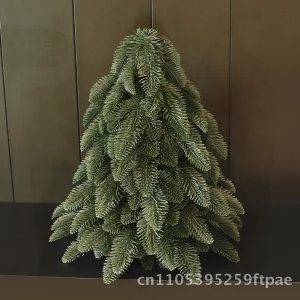 Elegant 40 cm Noble Pine Christmas Tree for Desktop Decor