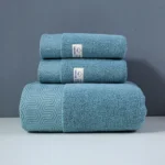 Luxurious 100% Cotton Bath Towel Set - Soft & Quick-Dry - Image 2