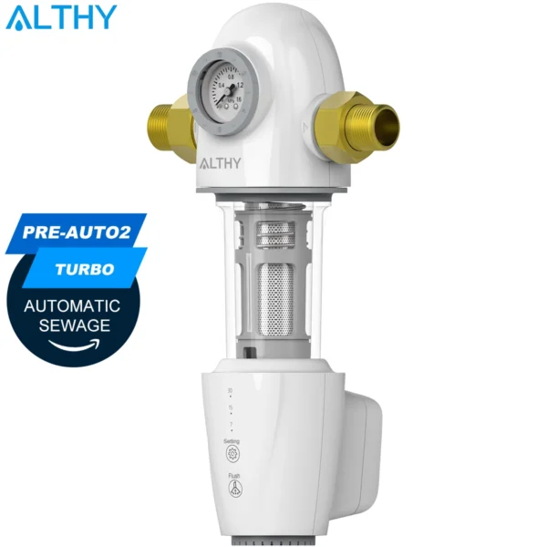 Revolutionary ALTHY Auto Flushing Water Filter System for Homes