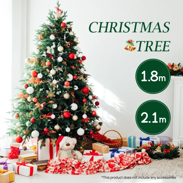 Lifelike 1.8 M Artificial Christmas Tree with 800 Branch Tips