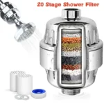 Revitalize Your Shower: 20-Stage Hard Water Filter Head