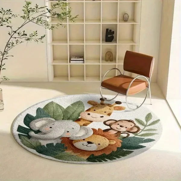 VIKAMA Anti-Slip Polyester Carpet for Home and Travel