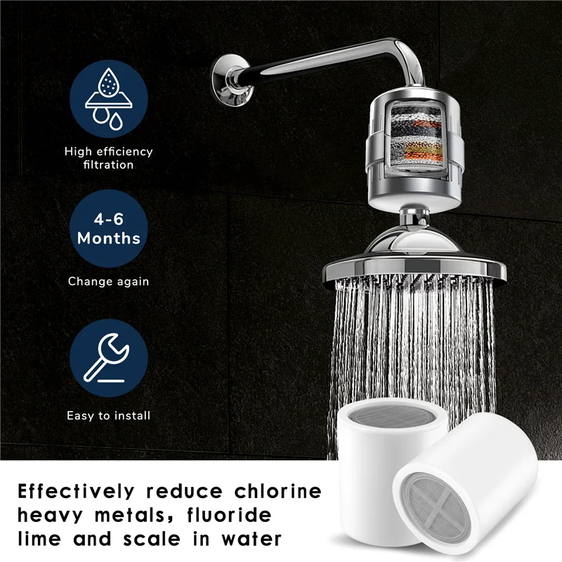 Kf-Sb7Bcce2Cb3Af44Bbb88E0F99Bba64Becw 20-Stage Shower Filter Cartridge For Pure, Revitalizing Water - Image 1