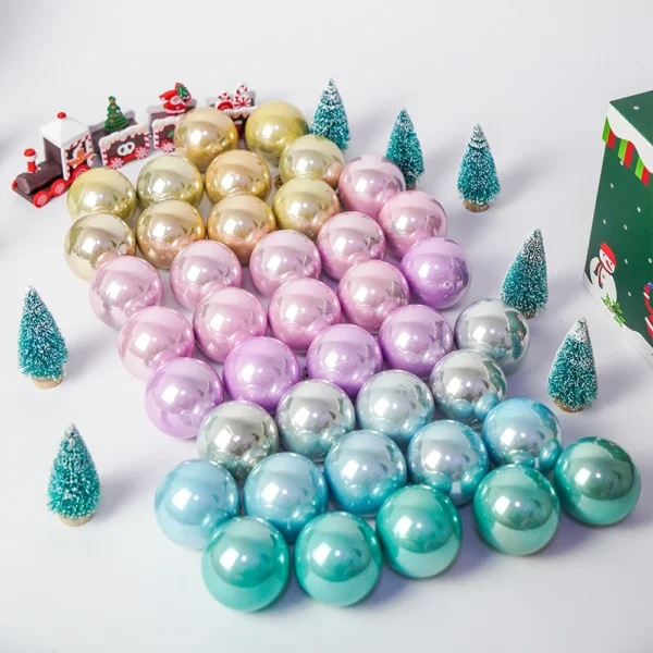 40 PCS Shatterproof Christmas Balls for Festive Decor