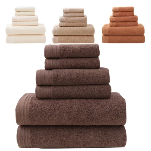 Indulge in Luxury: 6-Piece 100% Cotton Towel Set