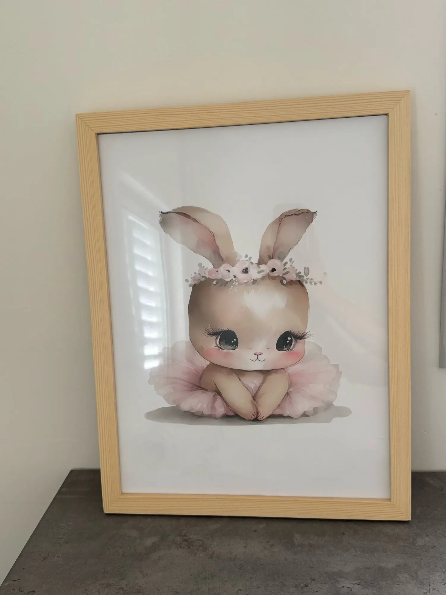 Whimsical Ballerina Bunny Canvas Set for Girls' Rooms photo review