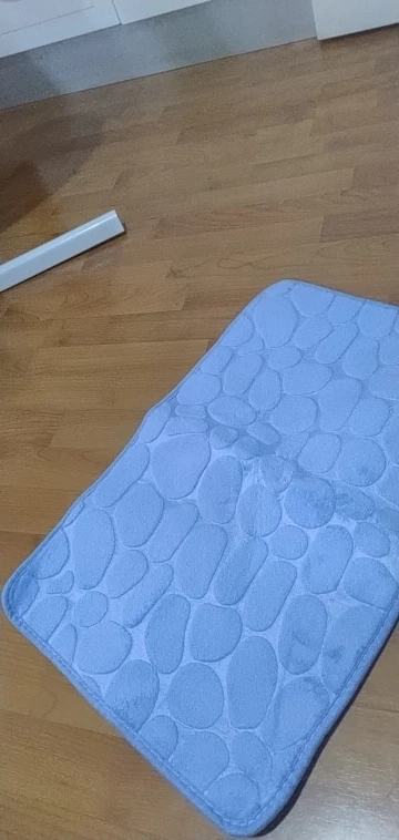 Luxurious Microfiber Pebble Mat for Stylish Home Comfort photo review