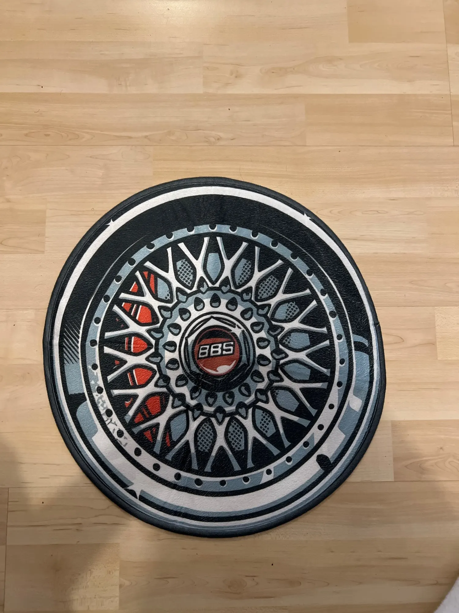 Cozy Plaid Round Rug: Washable Flannel for Modern Living Room! photo review