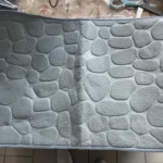 Luxurious Microfiber Pebble Mat for Stylish Home Comfort photo review