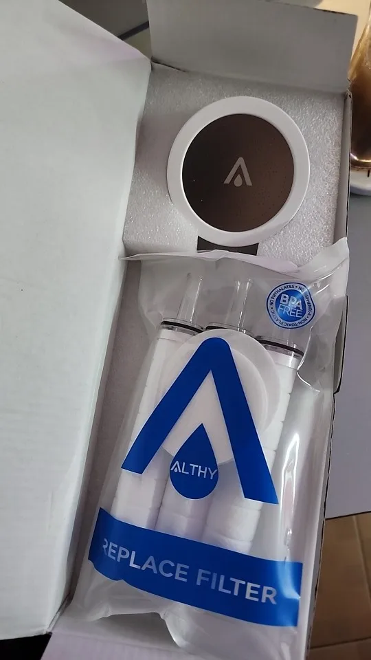 Revitalize Your Shower: ALTHY Spa Shower Head with Filter photo review