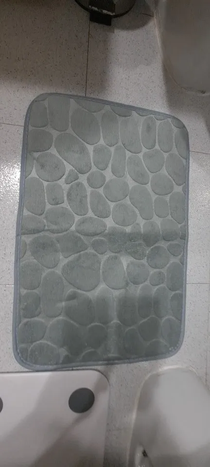 Luxurious Microfiber Pebble Mat for Stylish Home Comfort photo review