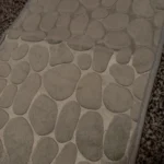 Luxurious Microfiber Pebble Mat for Stylish Home Comfort photo review