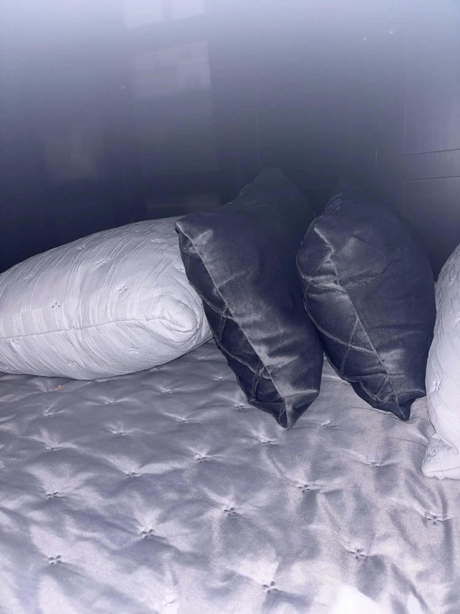 Luxurious Gray Velvet Cushion Cover for Cozy Home Decor photo review