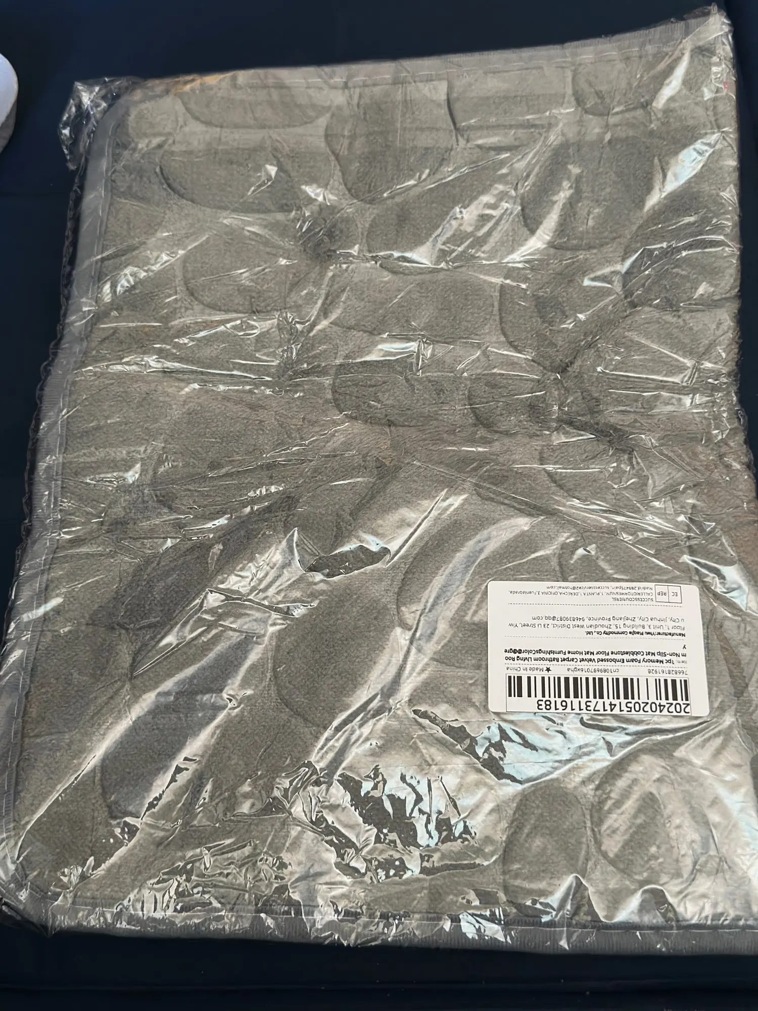 Luxurious Microfiber Pebble Mat for Stylish Home Comfort photo review