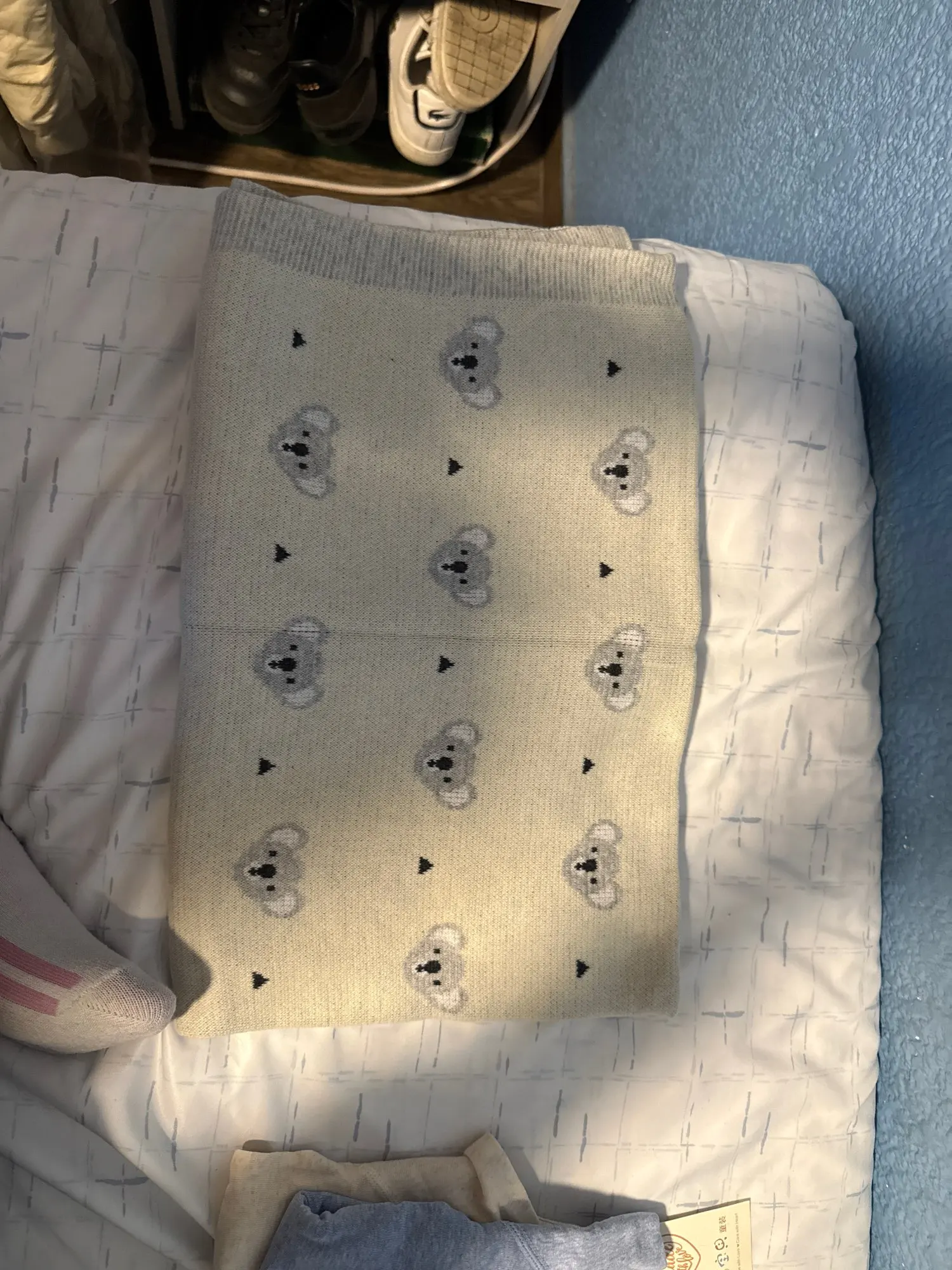 Soft Cartoon Baby Blanket Swaddle - Unisex Comfort Wrap photo review