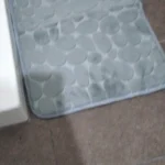 Luxurious Microfiber Pebble Mat for Stylish Home Comfort photo review