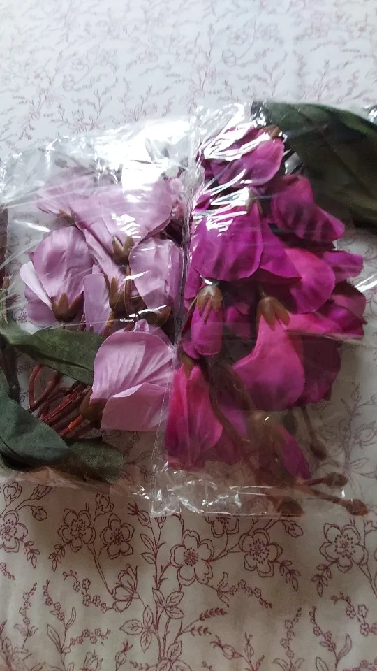 Elegant Magnolia Silk Flower Set - 5 Forks, 20 Heads for Home Decor photo review