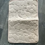 Luxurious Microfiber Pebble Mat for Stylish Home Comfort photo review
