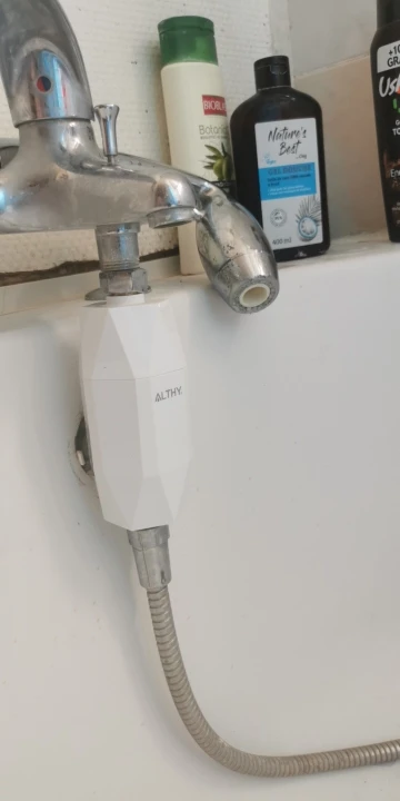 Transform Your Shower: ALTHY Vitamin C Water Filter photo review