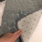 Luxurious Microfiber Pebble Mat for Stylish Home Comfort photo review