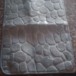 Luxurious Microfiber Pebble Mat for Stylish Home Comfort photo review