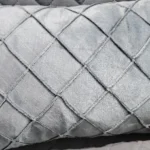 Luxurious Gray Velvet Cushion Cover for Cozy Home Decor photo review