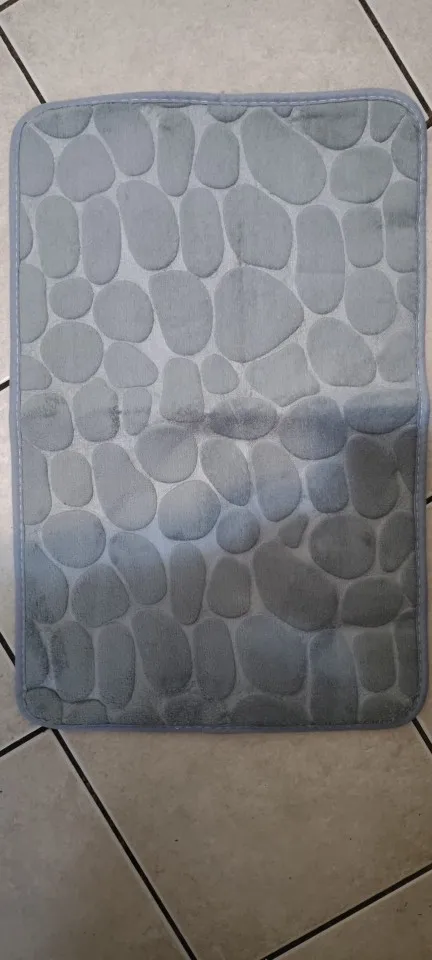 Luxurious Microfiber Pebble Mat for Stylish Home Comfort photo review