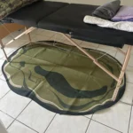 Soft Minimalist Geometric Rug - Modern Polyester Comfort photo review