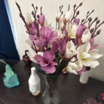 Vibrant 20-Head Artificial Magnolia Bouquet for Timeless Elegance photo review