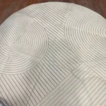 Elevate Your Space: Modern Round Rug, Soft, Anti-Slip, Washable photo review