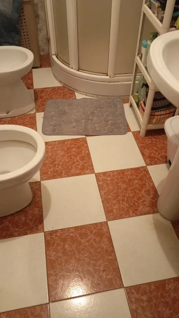 Luxurious Microfiber Pebble Mat for Stylish Home Comfort photo review