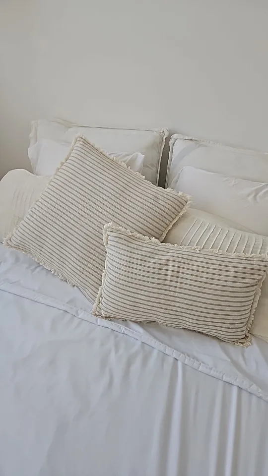 Cozy Striped Throw Pillow Cover - Stylish Home Decor Accent photo review