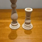 Handmade Wooden Candlesticks for DIY Decor & Weddings photo review