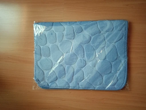 Luxurious Microfiber Pebble Mat for Stylish Home Comfort photo review