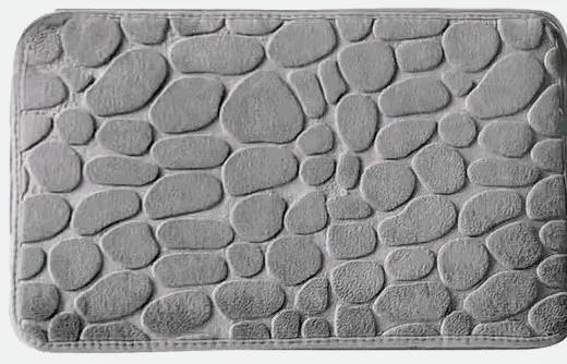 Luxurious Microfiber Pebble Mat for Stylish Home Comfort photo review