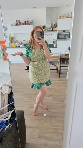 Stylish Cotto Linen Striped Apron - Stain-Resistant Comfort photo review