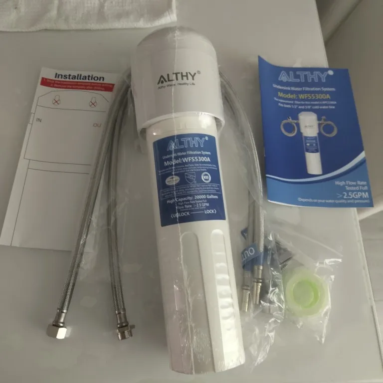 ALTHY Under Sink Drinking Water Filter Purifier -NSF/ANSI Certified Direct Connect Under Counter Drink Water Filtration System photo review