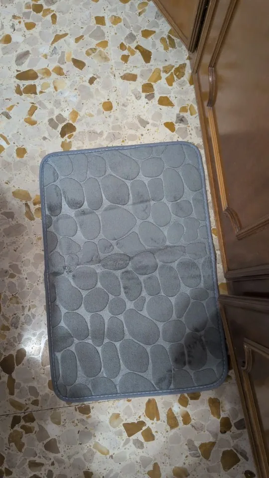 Luxurious Microfiber Pebble Mat for Stylish Home Comfort photo review