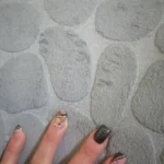 Luxurious Microfiber Pebble Mat for Stylish Home Comfort photo review