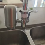 HOMFISH Stainless Steel Faucet Tap Water Filter Purifier System, NSF Certified Reduces Lead, Chlorine & Bad Taste Kitchen photo review