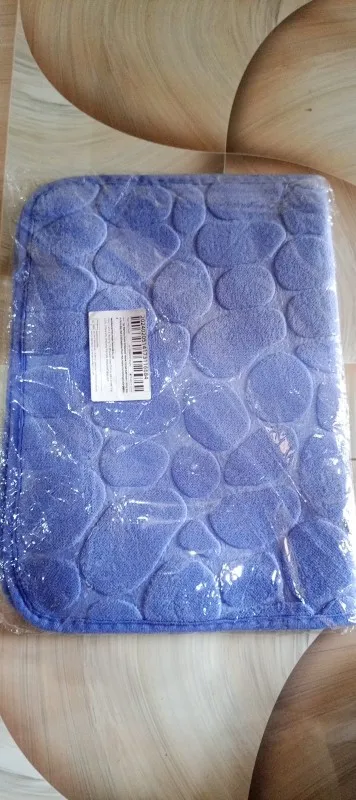 Luxurious Microfiber Pebble Mat for Stylish Home Comfort photo review